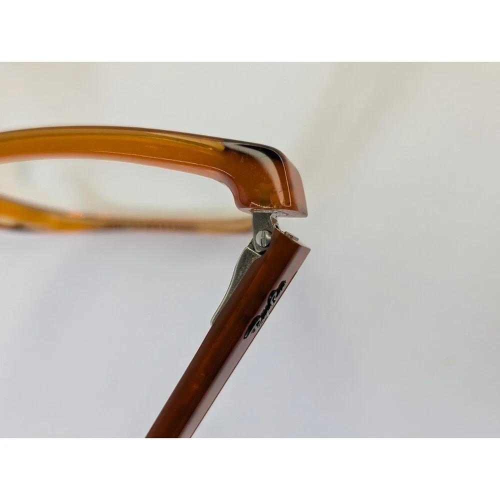 Ray-Ban Junior RY1536 3732 Kids Eyeglasses Frames Only Amber Brown Cat-Eye 46mm